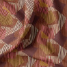 Printed Half Panama KASEJO Brown / Pink